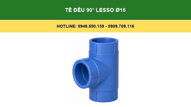 Tê Đều 90° Lesso Ø16