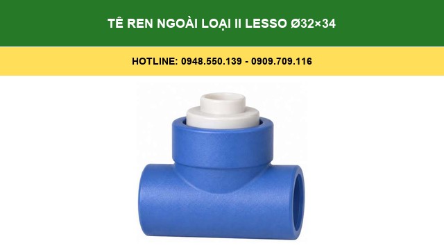 Tê Ren Ngoài Loại Ii Lesso Ø32×34