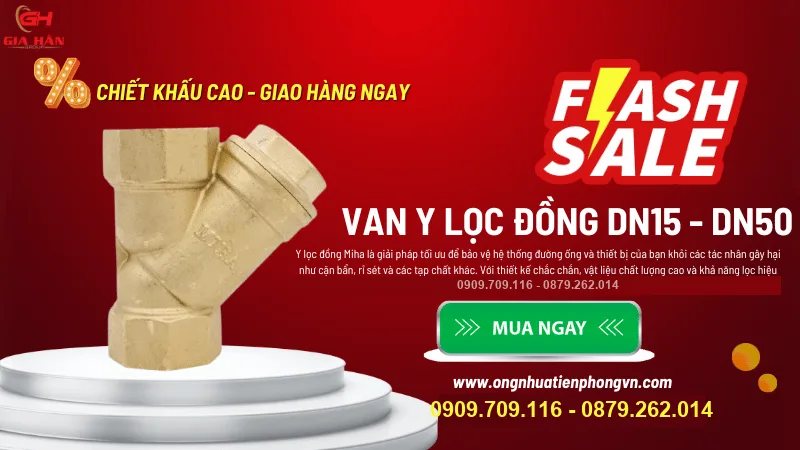 VAN Y LỌC ĐỒNG MIHA DN15-DN50