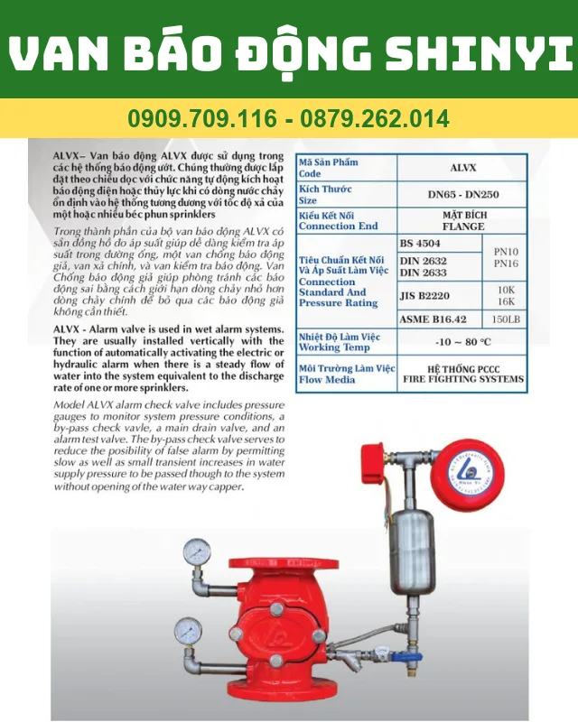 CATALOGUE VAN BÁO ĐỘNG SHINYI