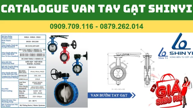 CATALOGUE VAN TAY GẠT SHINYI CATALOGUE VAN TAY GẠT SHINYI