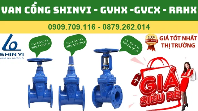 VAN CỔNG SHINYI - GVHX -GVCX - RRHX VAN CỔNG SHINYI - GVHX -GVCX - RRHX