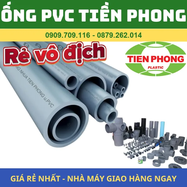 QUY CÁCH ĐƯỜNG KÍNH ỐNG PVC TIỀN PHONG - HỆ INCH - BS