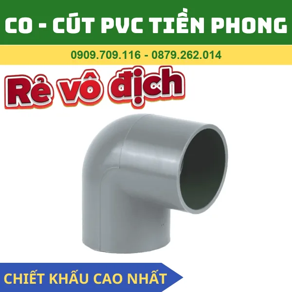 CO PVC TIỀN PHONG - NỐI GÓC 90 ĐỘ PVC