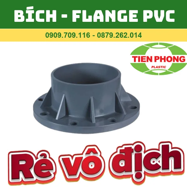 MẶT BÍCH PVC TIỀN PHONG _ MẶT GAM PVC