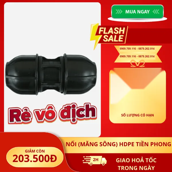 NỐI (MĂNG SÔNG) HDPE TIỀN PHONG