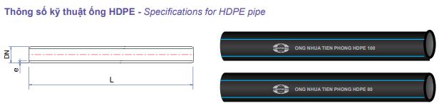 ỐNG NHỰA HDPE TIỀN PHONG