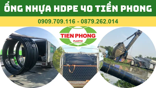 ỐNG NHỰA HDPE 40 TIỀN PHONG ỐNG NHỰA HDPE 40 TIỀN PHONG