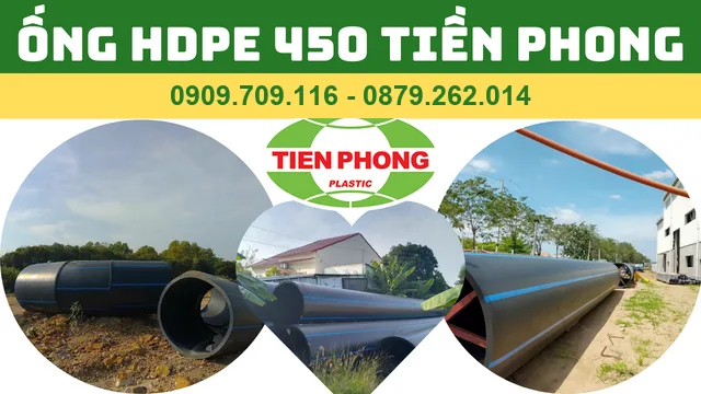 ỐNG NHỰA HDPE 450 TIỀN PHONG