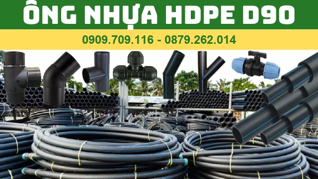 ỐNG NHỰA HDPE PHI 90 - D90 ỐNG NHỰA HDPE PHI 90 - D90