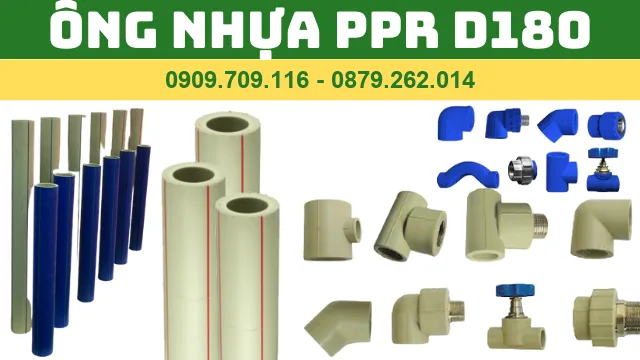 ỐNG NHỰA CHỊU NHIỆT PPR D180 ỐNG NHỰA CHỊU NHIỆT PPR D180