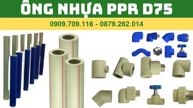 ỐNG NHỰA CHỊU NHIỆT PPR D75 ỐNG NHỰA CHỊU NHIỆT PPR D75