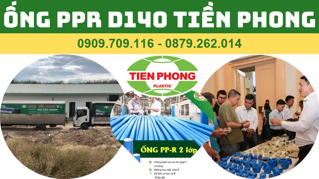 ỐNG PPR D140 TIỀN PHONG ỐNG PPR D140 TIỀN PHONG