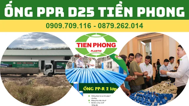 ỐNG PPR D20TIỀN PHONG ỐNG PPR D25 TIỀN PHONG