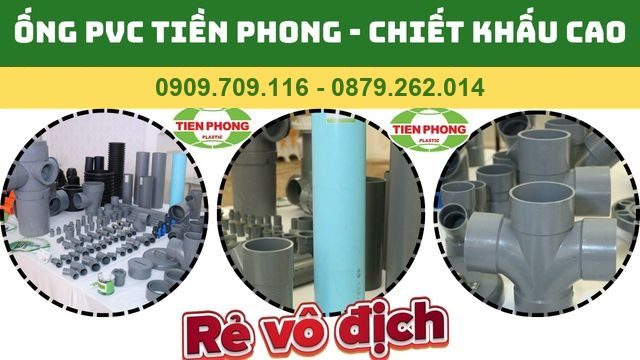 Ống Nhựa PVC Tiền Phong - Sản phẩm chất lượng cao, đạt tiêu chuẩn quốc tế ISO, TCVN. Độ bền vượt trội, chịu áp lực tốt, không bị ăn mòn. Dễ lắp đặt, ứng dụng đa dạng trong hệ thống cấp thoát nước, tưới tiêu, và bảo vệ dây điện.
