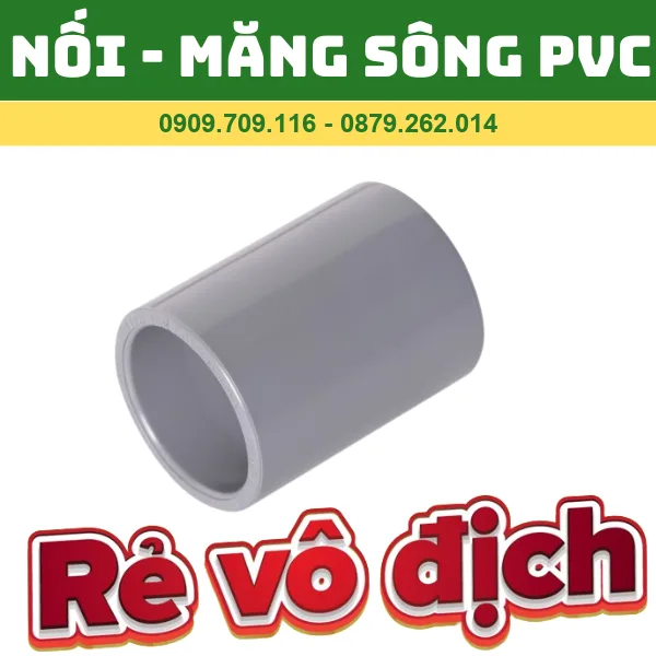 Nối Thẳng PVC Tiền Phong l Măng Sông PVC