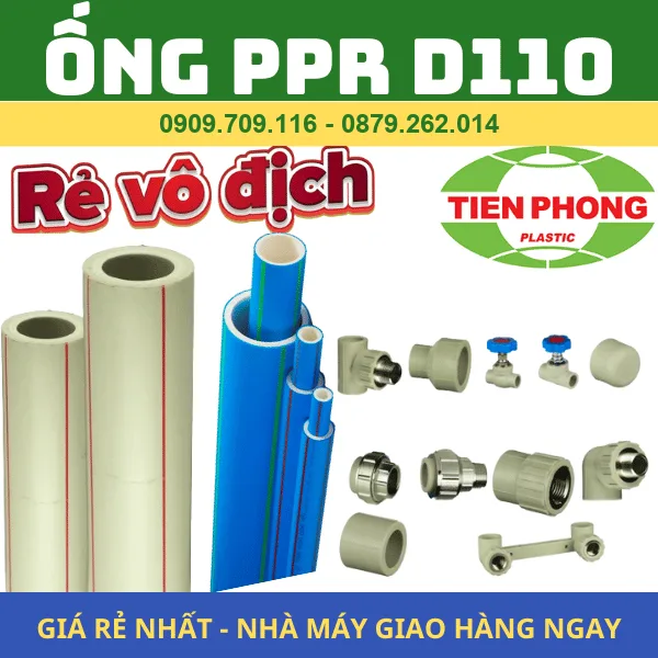 ỐNG NHỰA CHỊU NHIỆT PPR 110