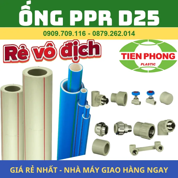 ỐNG NHỰA CHỊU NHIỆT PPR 25