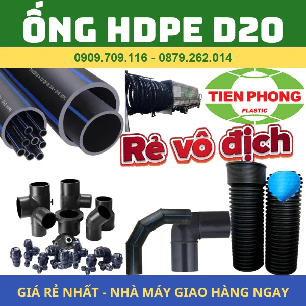 ỐNG NHỰA HDPE PHI 20_ỐNG NHỰA ĐEN