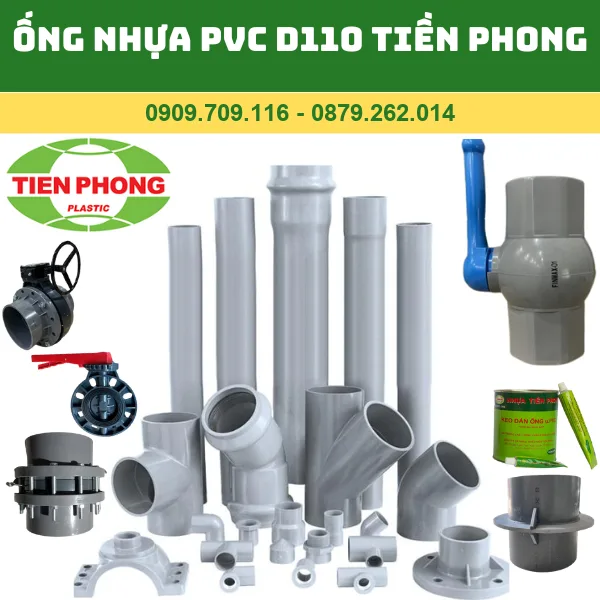 Ống Nhựa PVC D110 - Ống PVC Tiền Phong