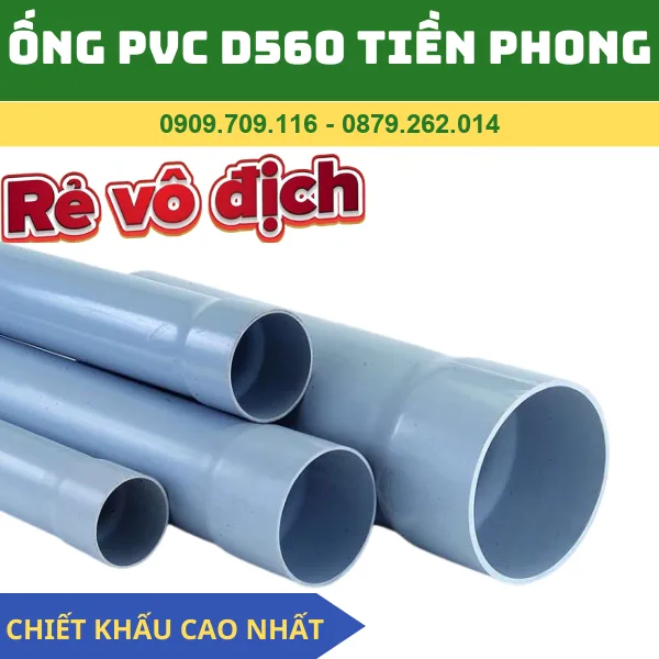 Ống Nhựa Tiền Phong PVC D560